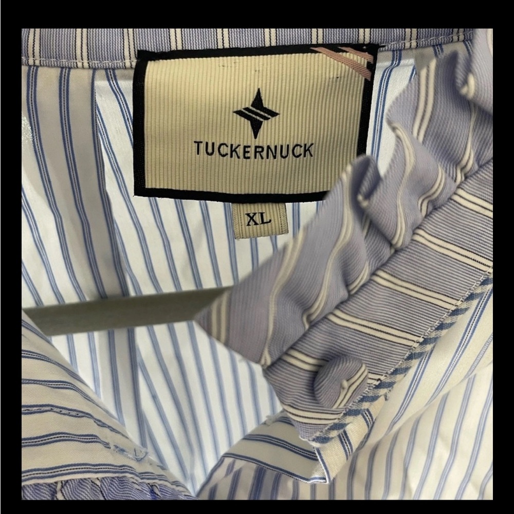 Tuckernuck Blue Striped Long Sleeve Dress Size XL - Picture 4 of 4